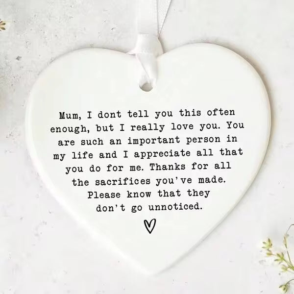 Mum Gift | Acrylic Mum Keepsake Mum's Birthday | Present For Mom | Mothers Day Gift | Mum Gift | Thank You Mum | Mother Gift
